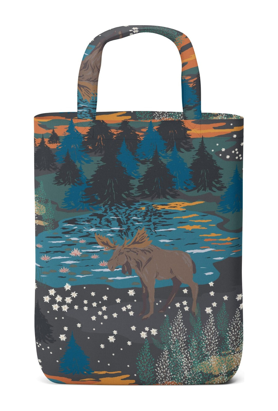Älgrike katoenen draagtas 32×40 cm