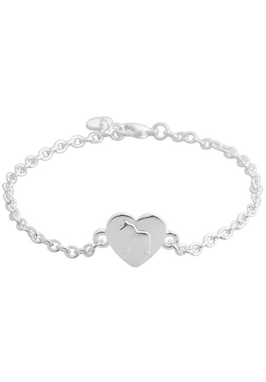 armband-hartje-dala-paard-zilver