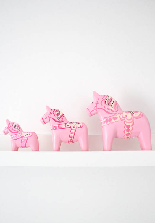 Dala paard Roze