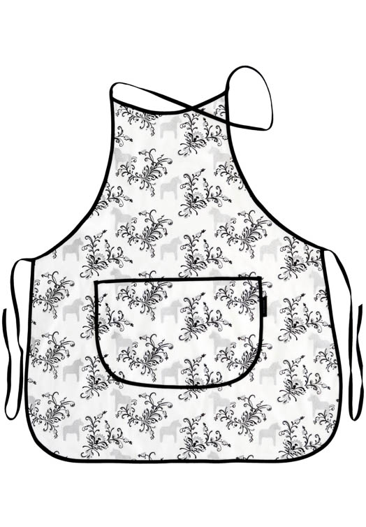 keukenschort-dala-paard-kurbits-mini-mini-zwart-grijs