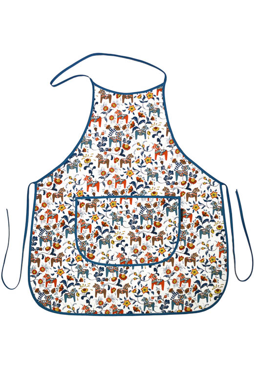 keukenschort-dala-paard-mini-wit