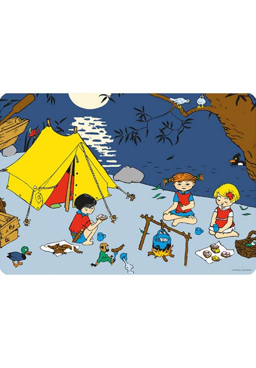 pippi langstrumpf zelt Pippi Langkous Tischset Pippi Zirkus – The Swedish Gift Shop