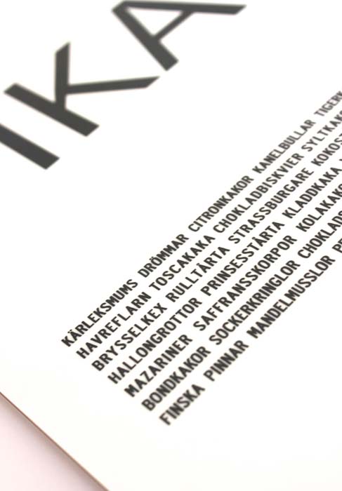 Schneidebrett Fika - schwarz/weiß