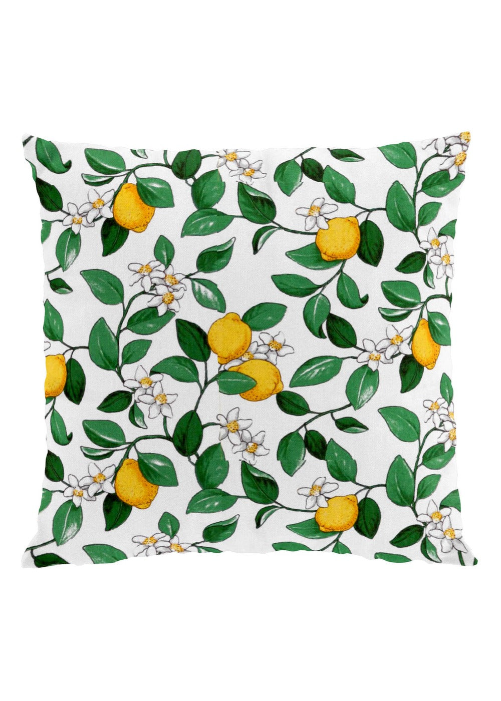 Citronlycka kuddfodral offwhite