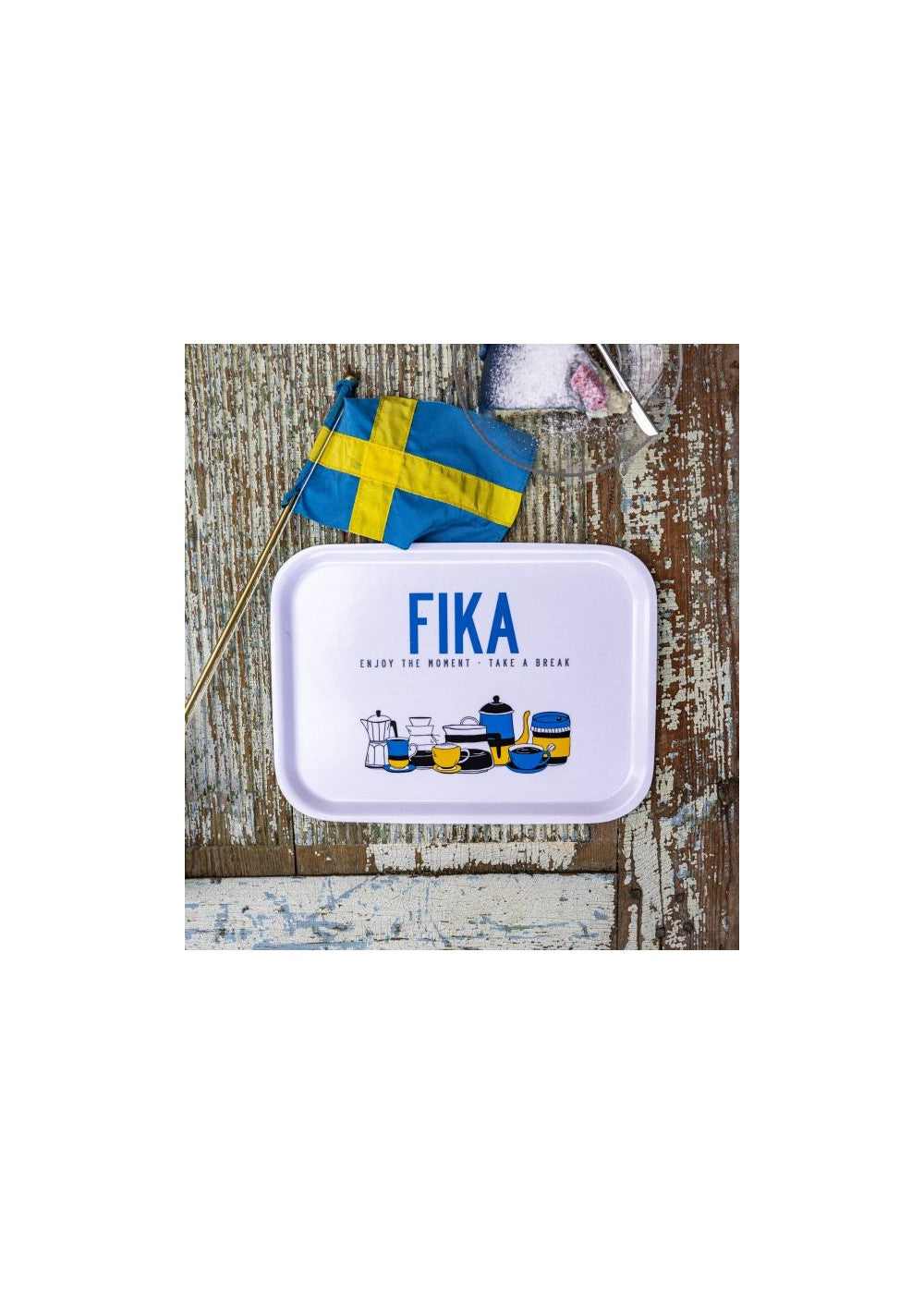 Frukostbricka Fika Retro