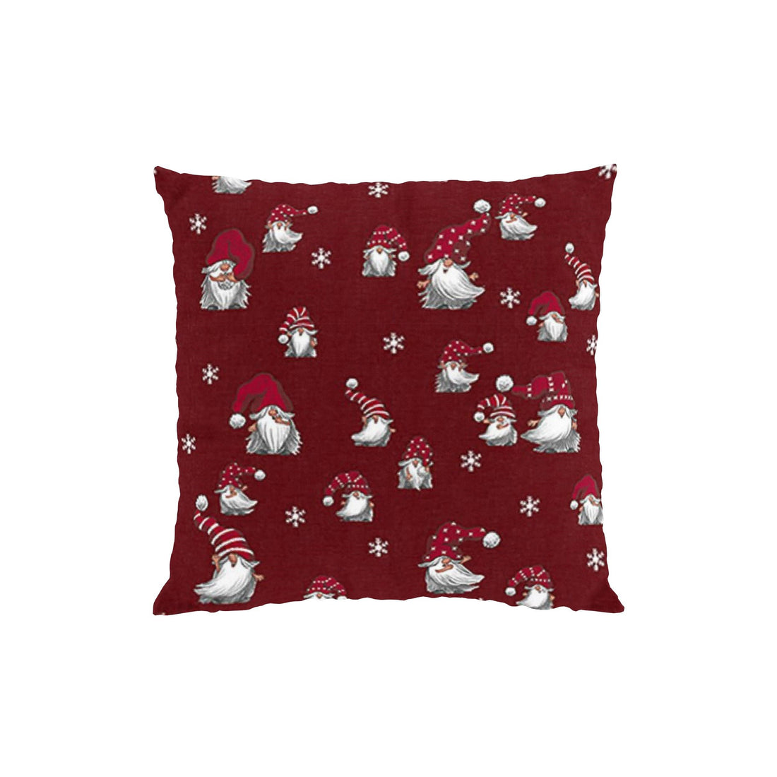 Cushion Cover with Christmas Gnomes – 47x47 cm