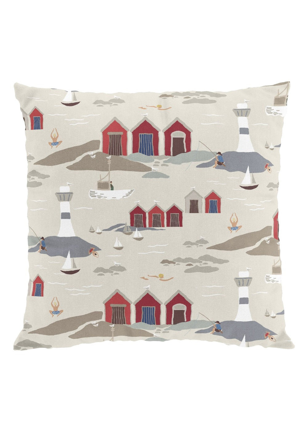 Kust kussenhoes 47×47 cm - Beige