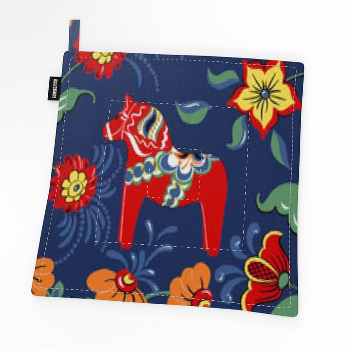 Potholder Dala Horse