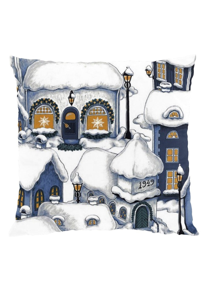 Lyckeby kussenhoes 47 × 47 cm - Blauw
