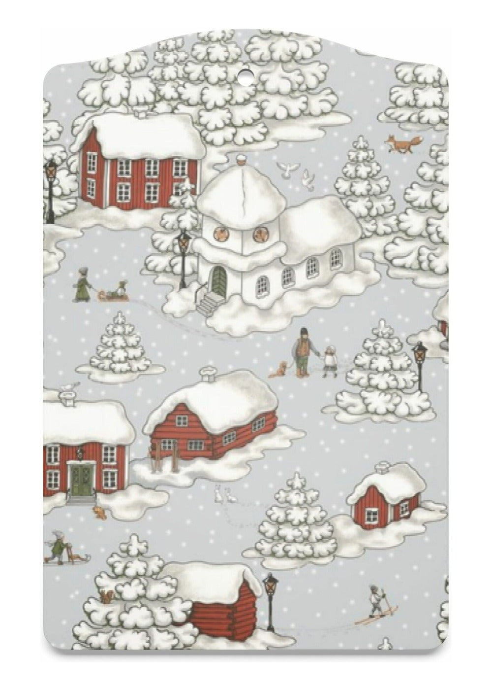 Timmerbyn serveerplank 20 × 30 cm - Grijs