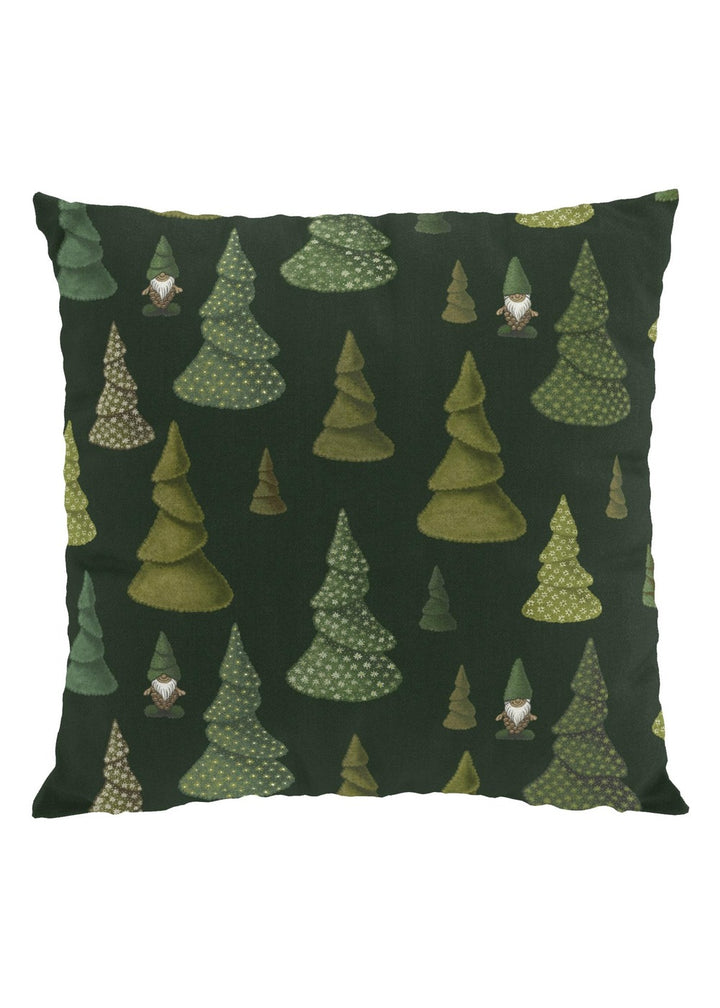 Tomtegömma kussenhoes 47 × 47 cm - Groen