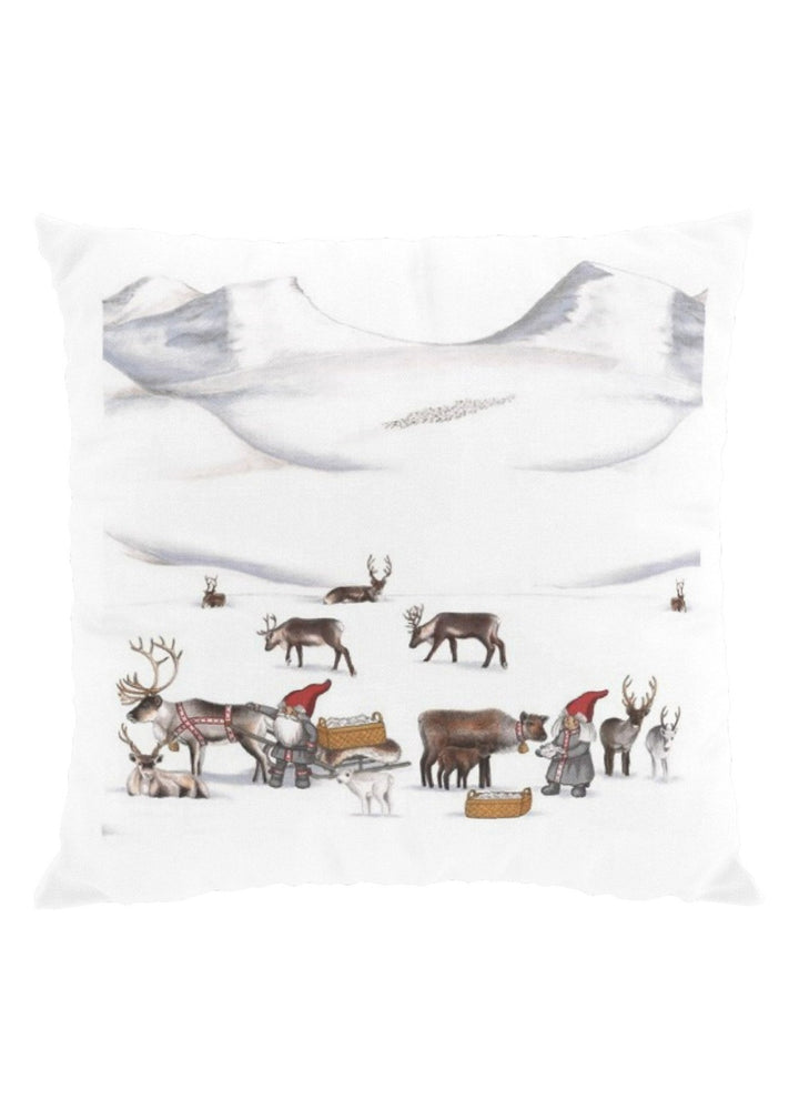 Tomteland kuddfodral offwhite – 47 × 47 cm